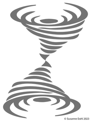 Abwärts- und Aufwärtsspirale