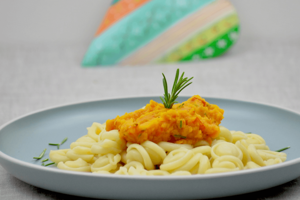 Pasta mit Kürbis