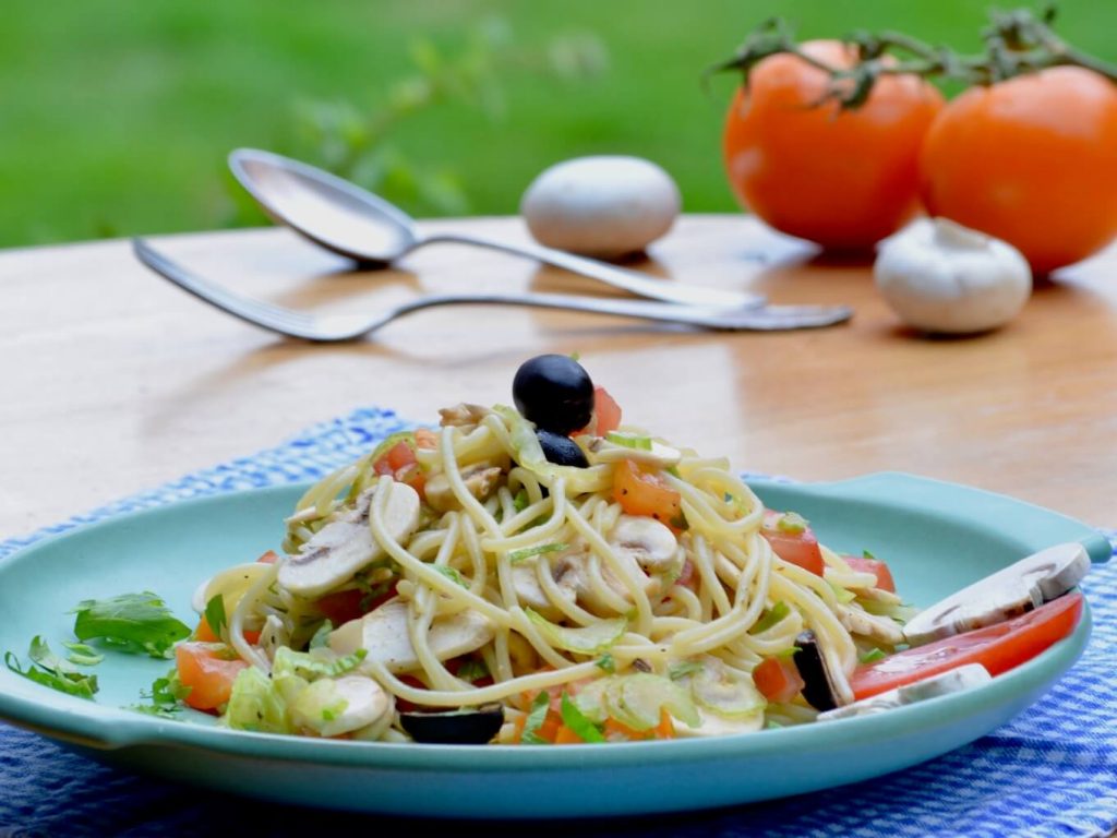 Ayurvedischer Spaghetti-Salat